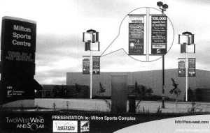 Wind Turbines by Milton Sports Centre