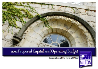 2012 Town of Milton Budget